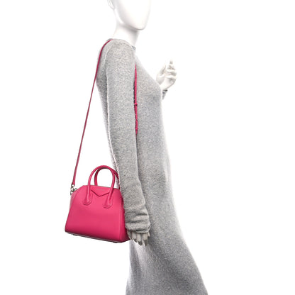 Givenchy Sugar Goatskin Mini Antigona Neon Pink 2 of 10