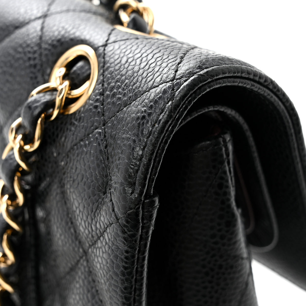 Chanel Caviar Quilted Medium Double Flap Black 13 of 13