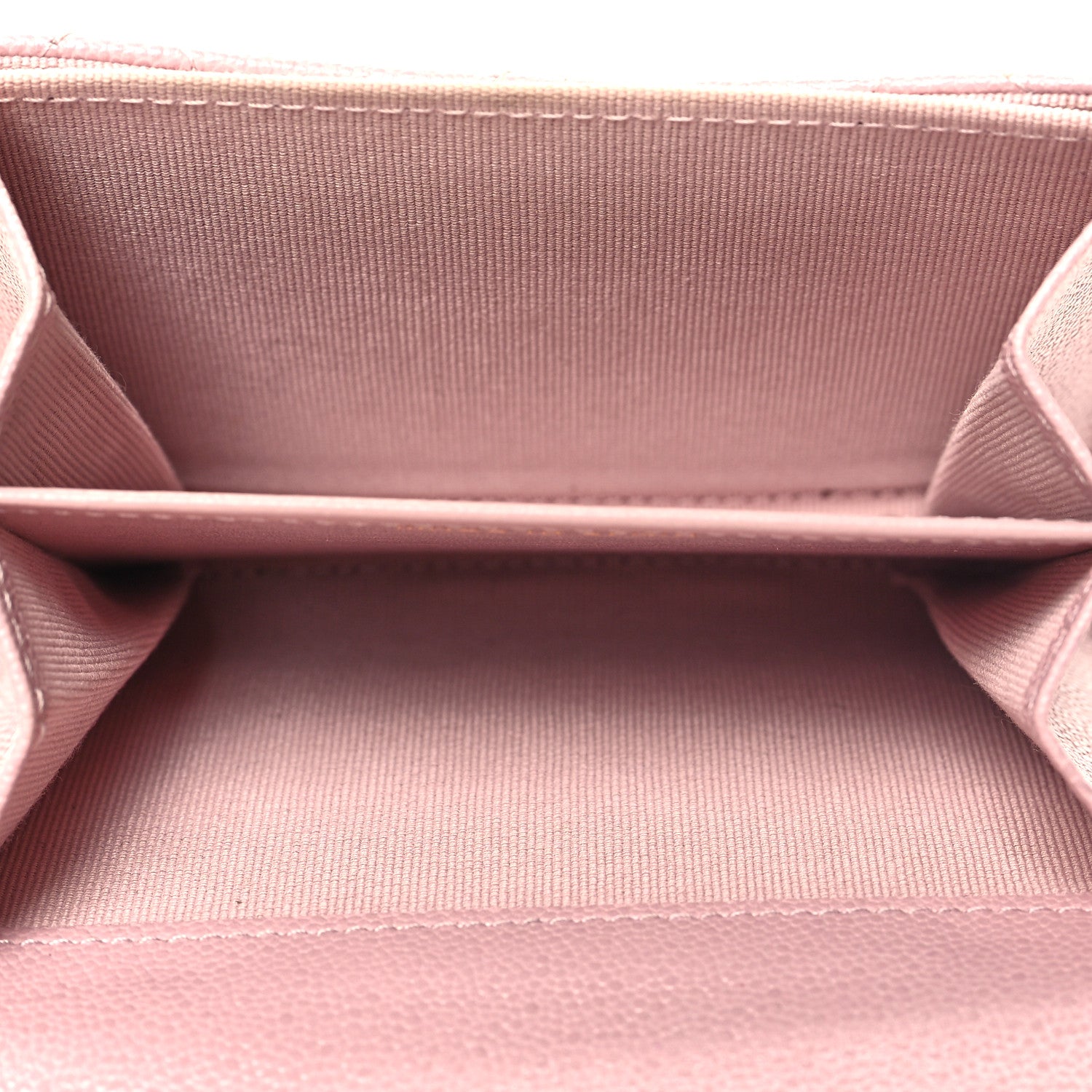 Chanel Caviar Quilted Studded CC Flap Card Holder Light Pink 5 of 10