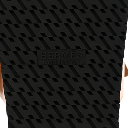 Hermes Calfskin Womens Chypre Sandals 39 Naturel 6 of 9