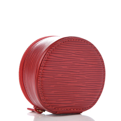 Louis Vuitton Epi Ecrin Bijoux 10cm Jewelry Box Case Red 5 of 7