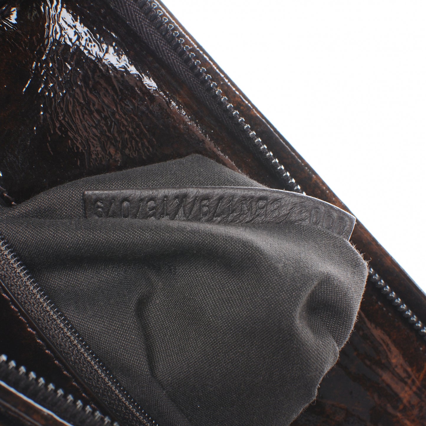 Zucca Spalmati Patent To You Convertible Clutch Tobacco