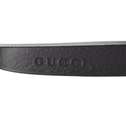 Gucci Satin Web Bow Slide Sandals 41 Black 7 of 9