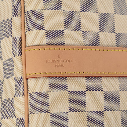 Louis Vuitton Damier Azur Keepall Bandouliere 45 6 of 15