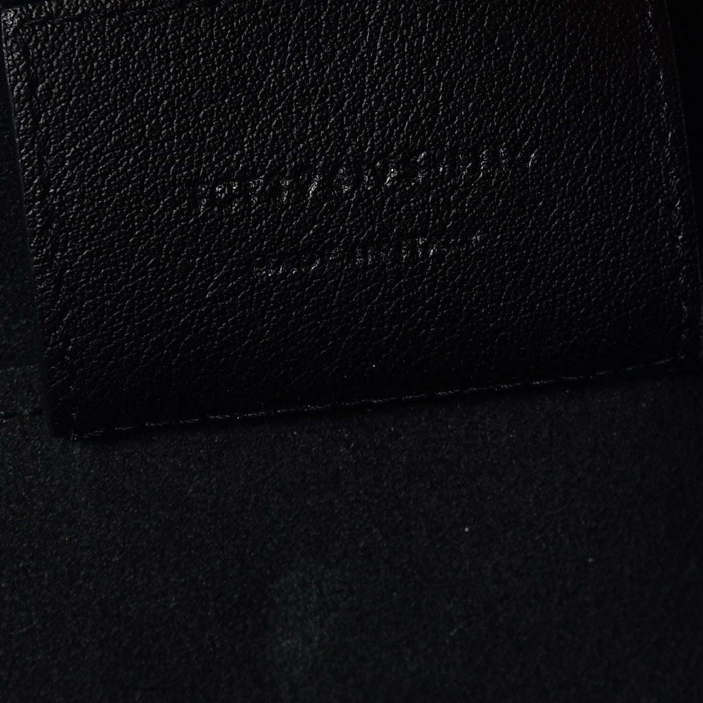 Calfskin Large Shopping Tote Black