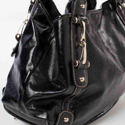 Gucci Patent Leather Medium Pelham Black 5 of 10