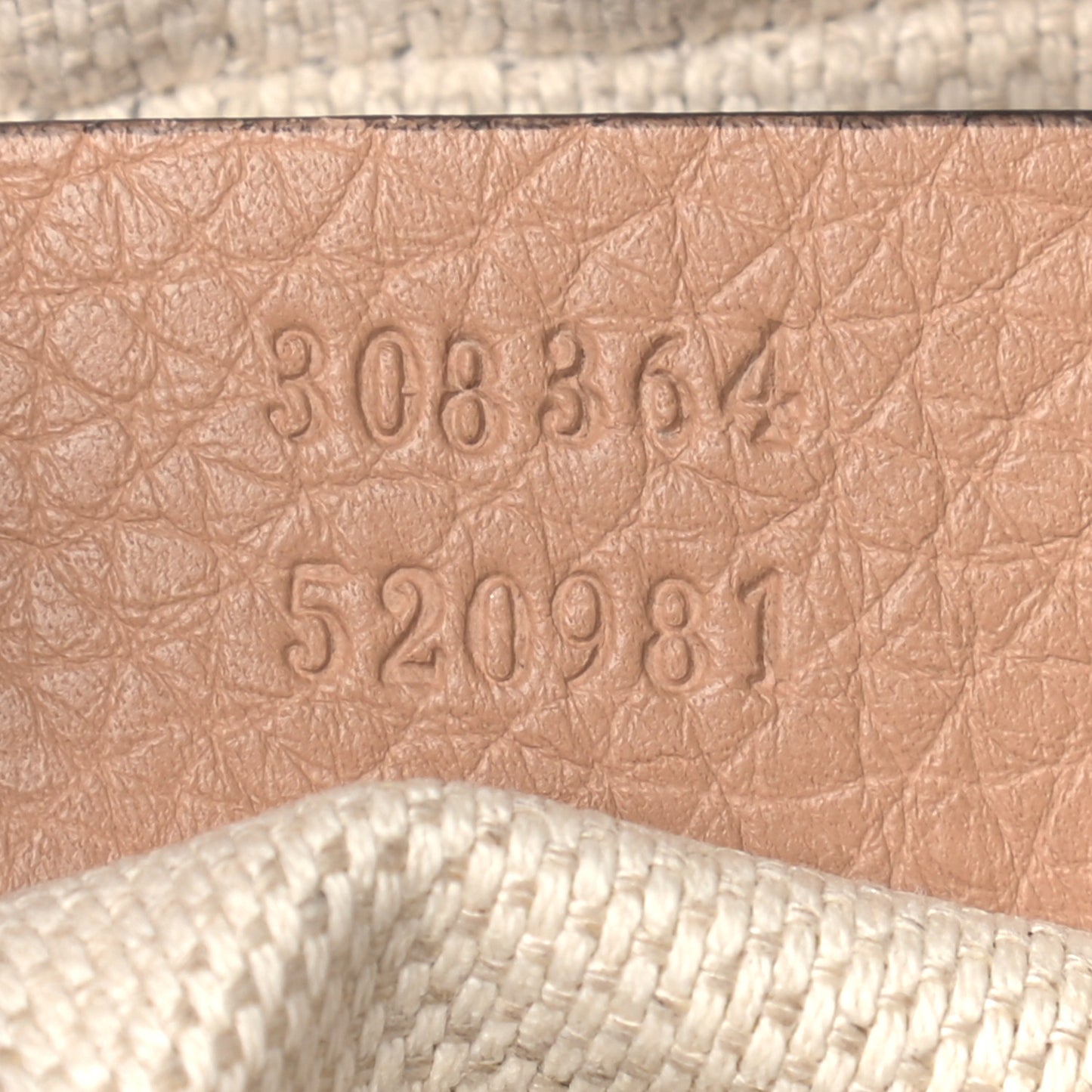 Pebbled Calfskin Small Soho Disco Bag Rose Beige