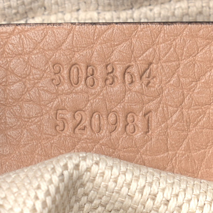 Gucci Pebbled Calfskin Small Soho Disco Bag Rose Beige 7 of 9