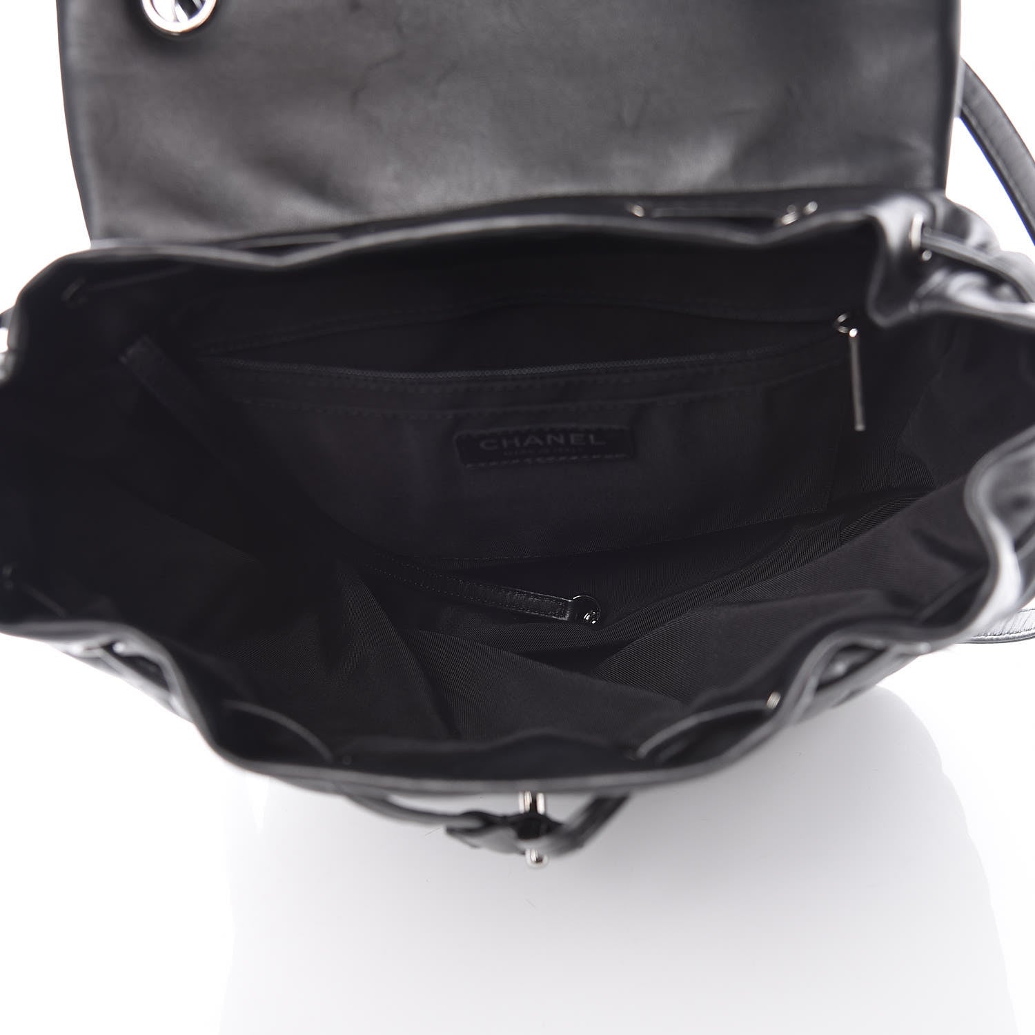 Chanel Lambskin Quilted Large Urban Spirit Backpack Black 5 of 10