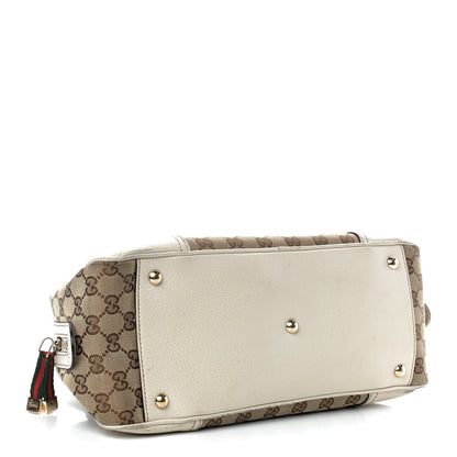 Gucci Monogram Small Princy Satchel Off White 4 of 10