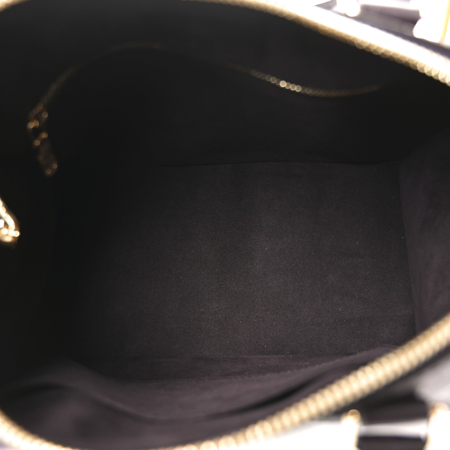 Louis Vuitton Empreinte Monogram Giant Speedy Bandouliere 25 Chocolate 5 of 10
