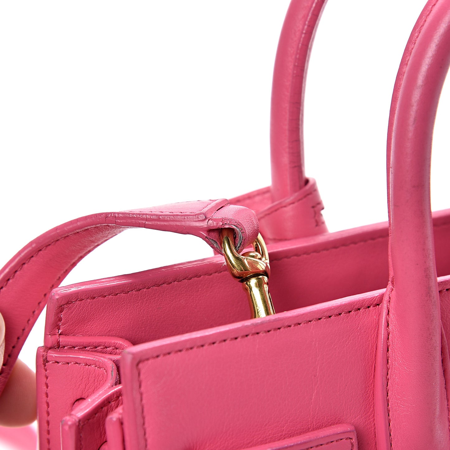 Calfskin Nano Sac De Jour Rose Clair