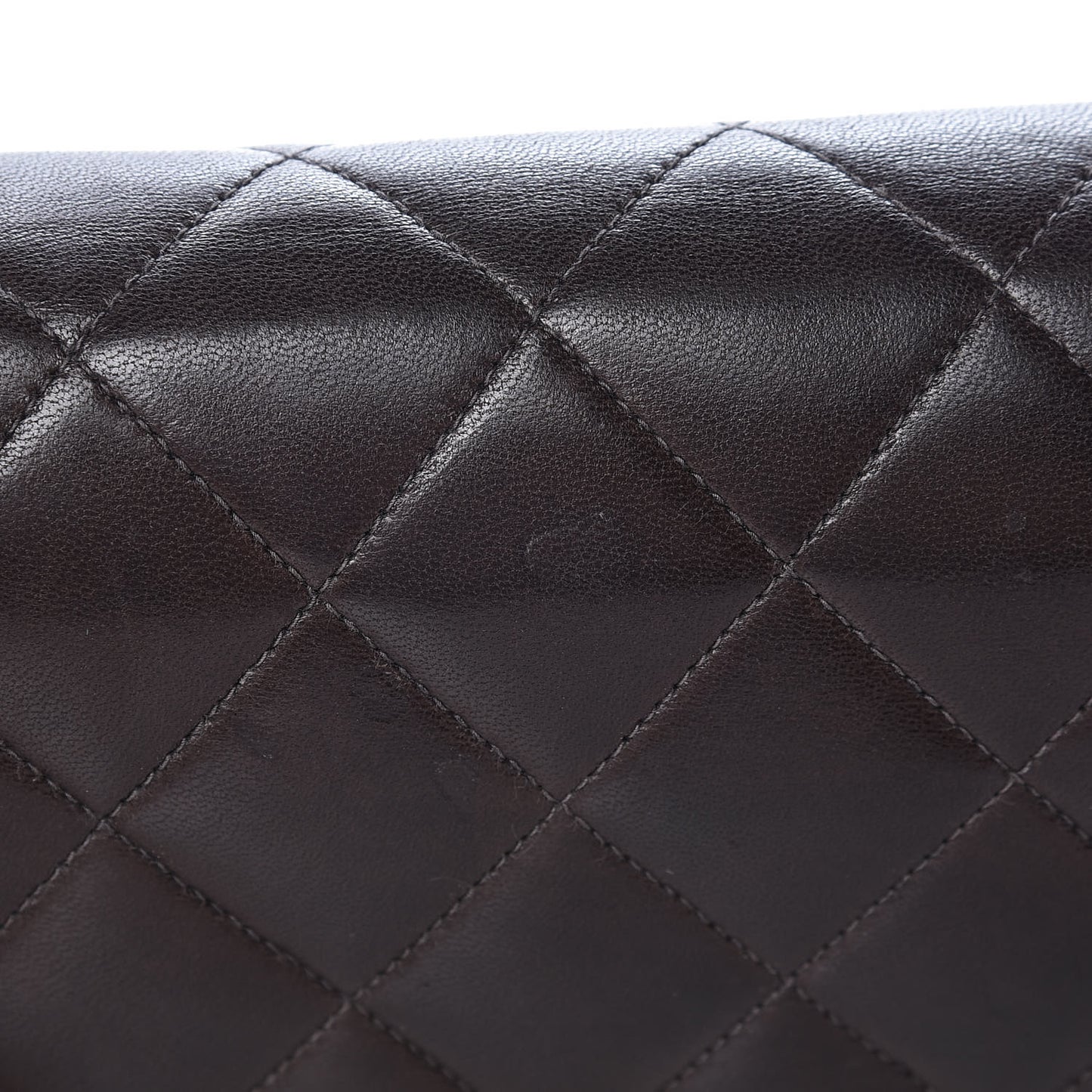 Lambskin Quilted Medium Single Flap Black