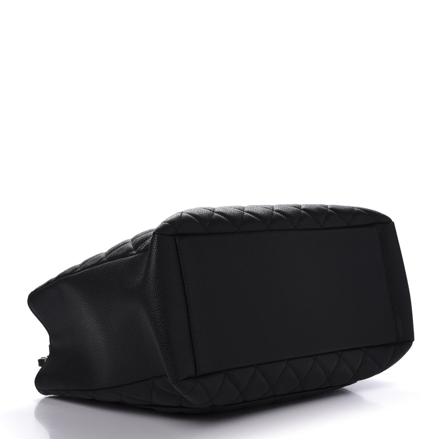 Caviar Quilted Grand Shopping Tote GST Black