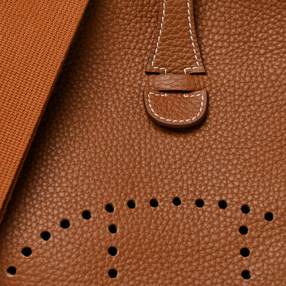 Hermes Taurillon Clemence Evelyne III PM Gold 7 of 12