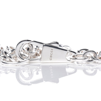 Gucci Sterling Silver Link Round Charm Bracelet 4 of 6