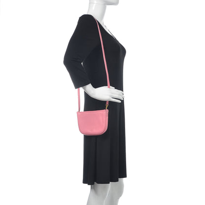 Celine Soft Lambskin Mini Croissant Pouch Crossbody Bag Bubble 2 of 11