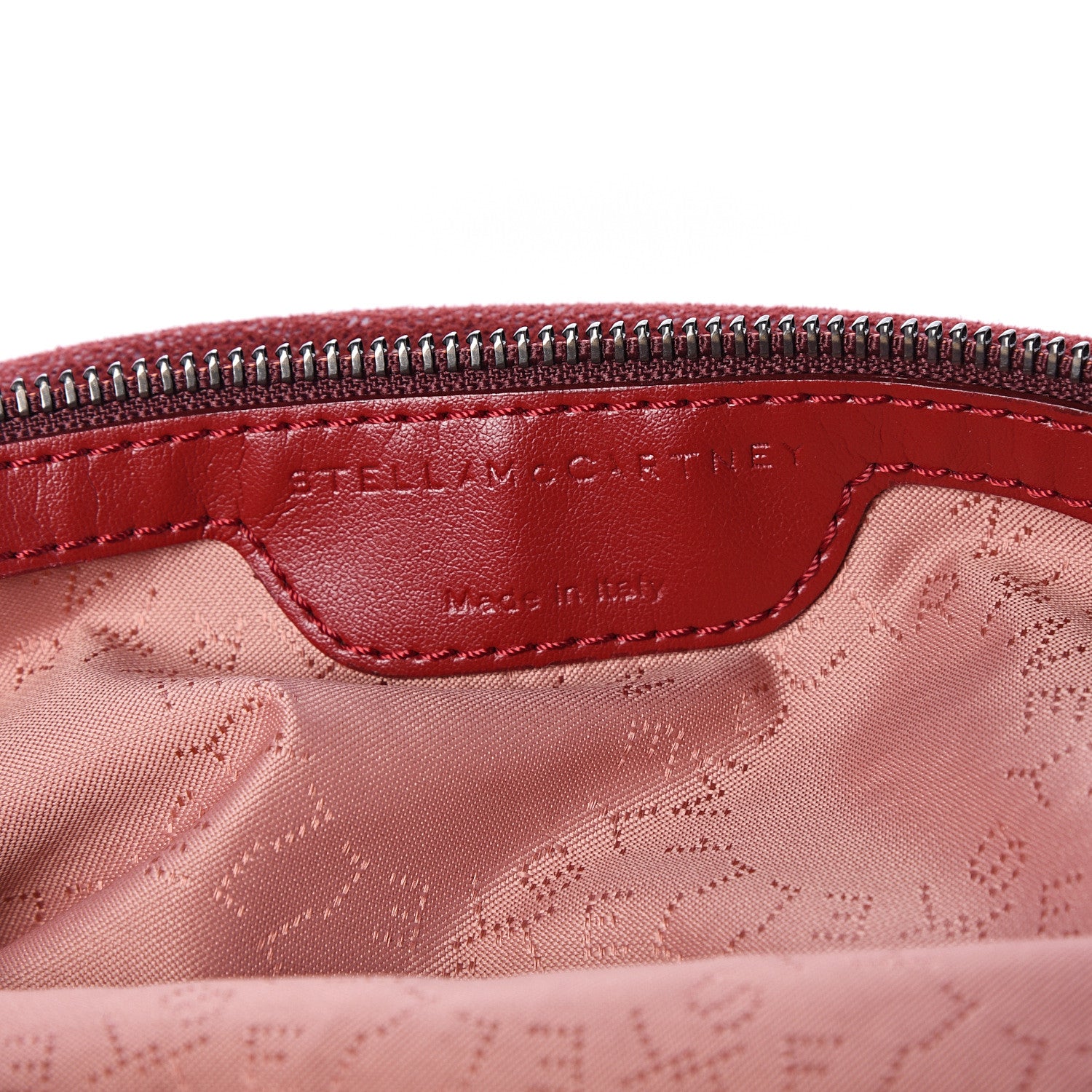 Stella McCartney Shaggy Deer Falabella Fold Over Tote Burgundy 6 of 10