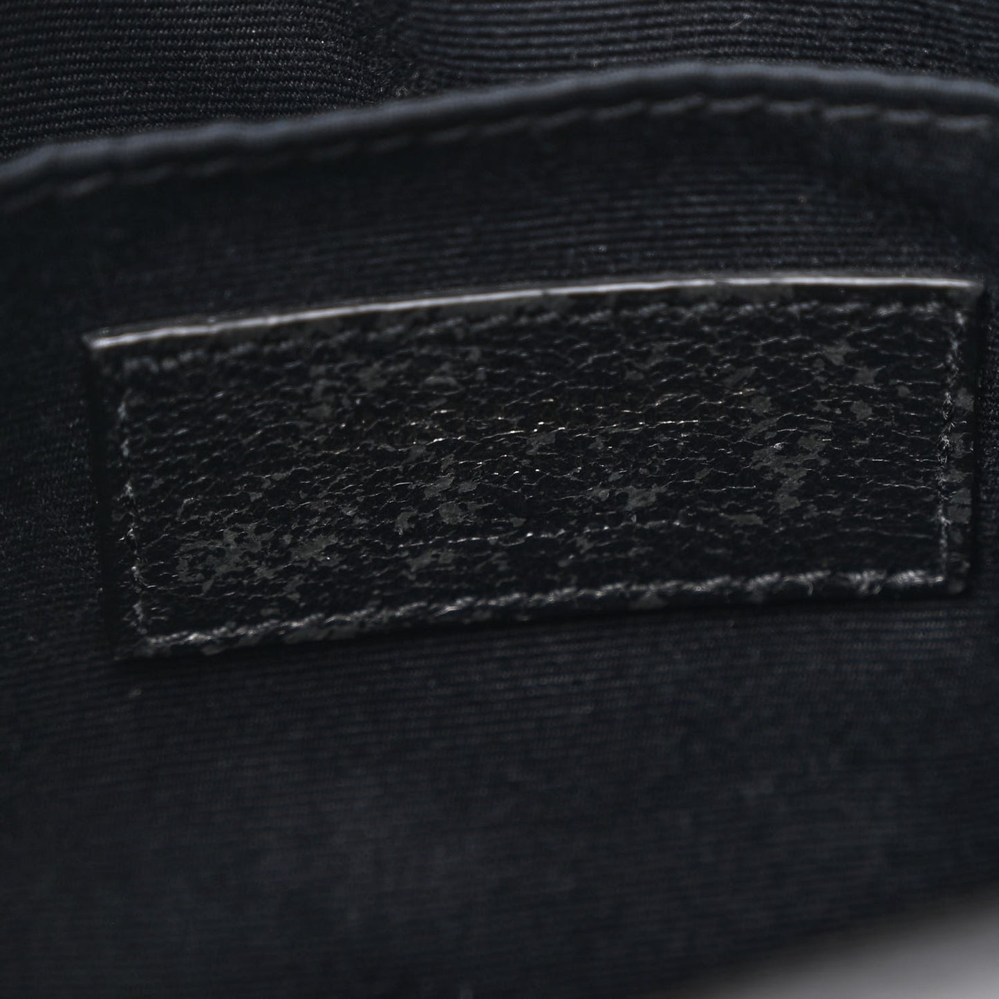 Calfskin Matelasse Monogram Monochrome Lou Camera Bag Black