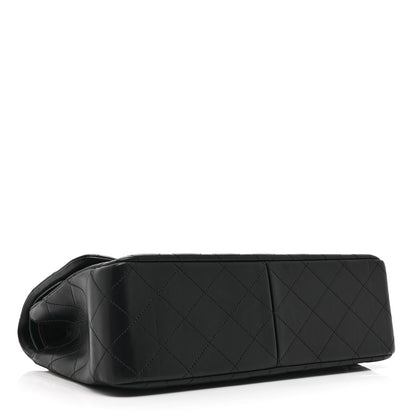 Chanel Lambskin Quilted Jumbo Double Flap Black 4 of 10