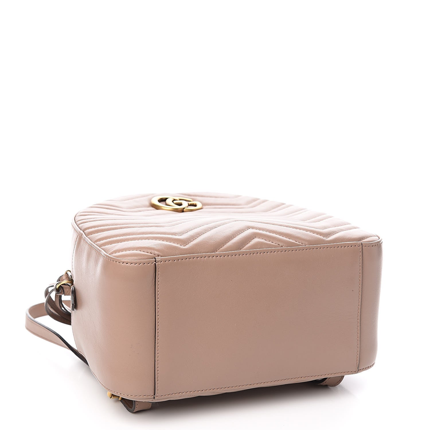 Gucci Calfskin Matelasse GG Marmont Backpack Porcelain Rose 4 of 11