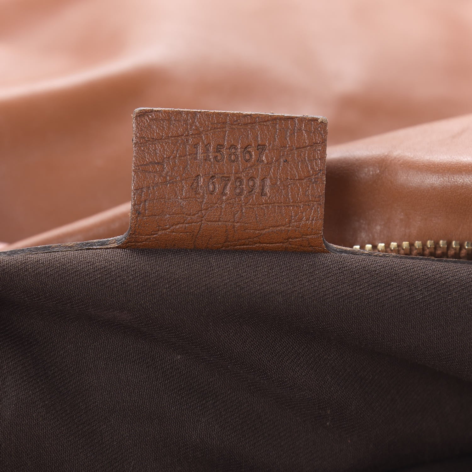 Gucci Leather Medium Horsebit Chain Hobo Tan 9 of 10