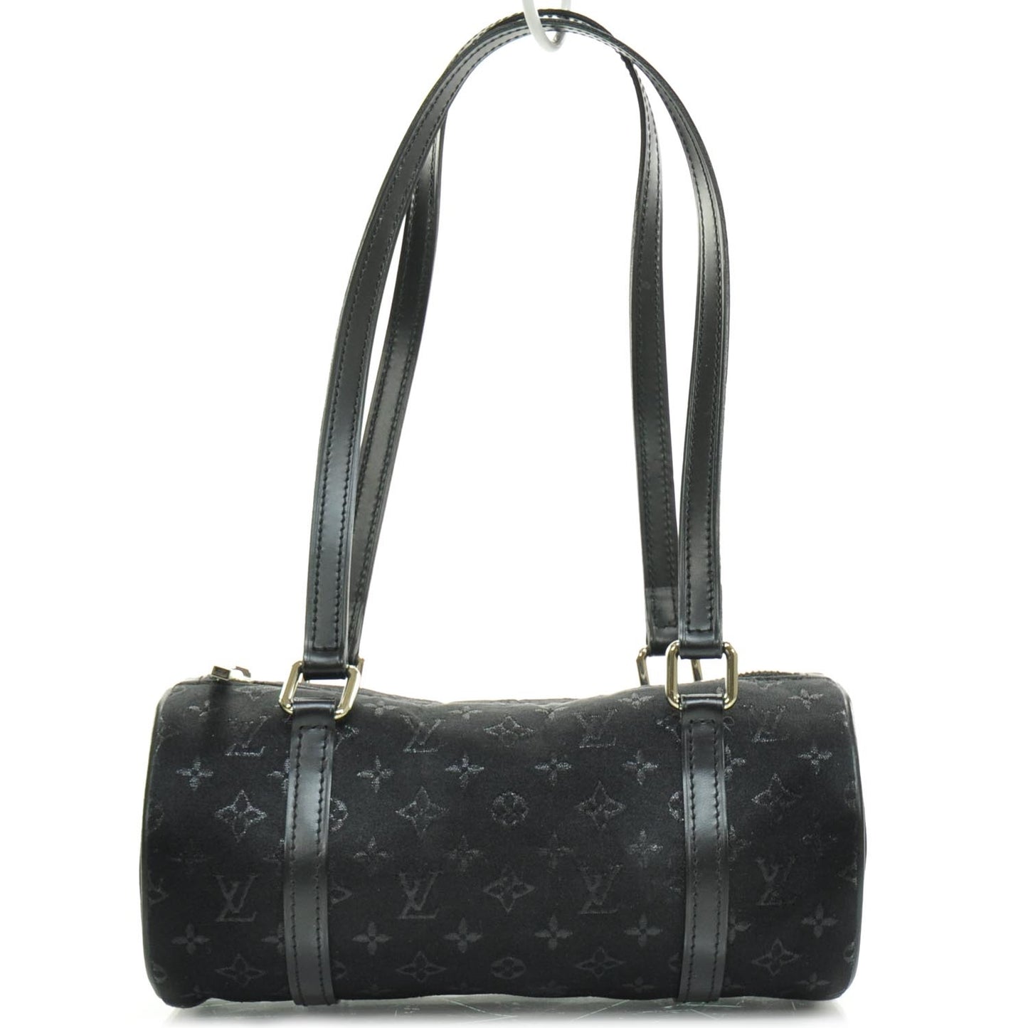 Satin Monogram Mini Papillon Black