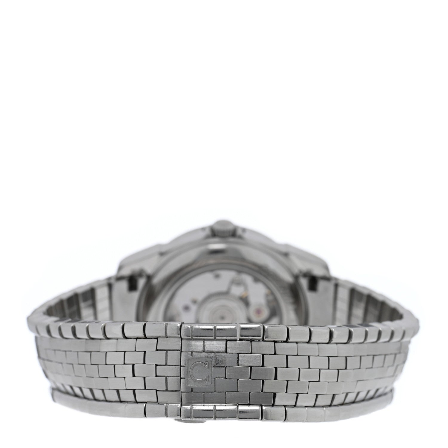Omega Stainless Steel Diamond Bezel Mother of Pearl 32.5mm De Ville Prestige Automatic Watch 4586.75.00 3 of 4