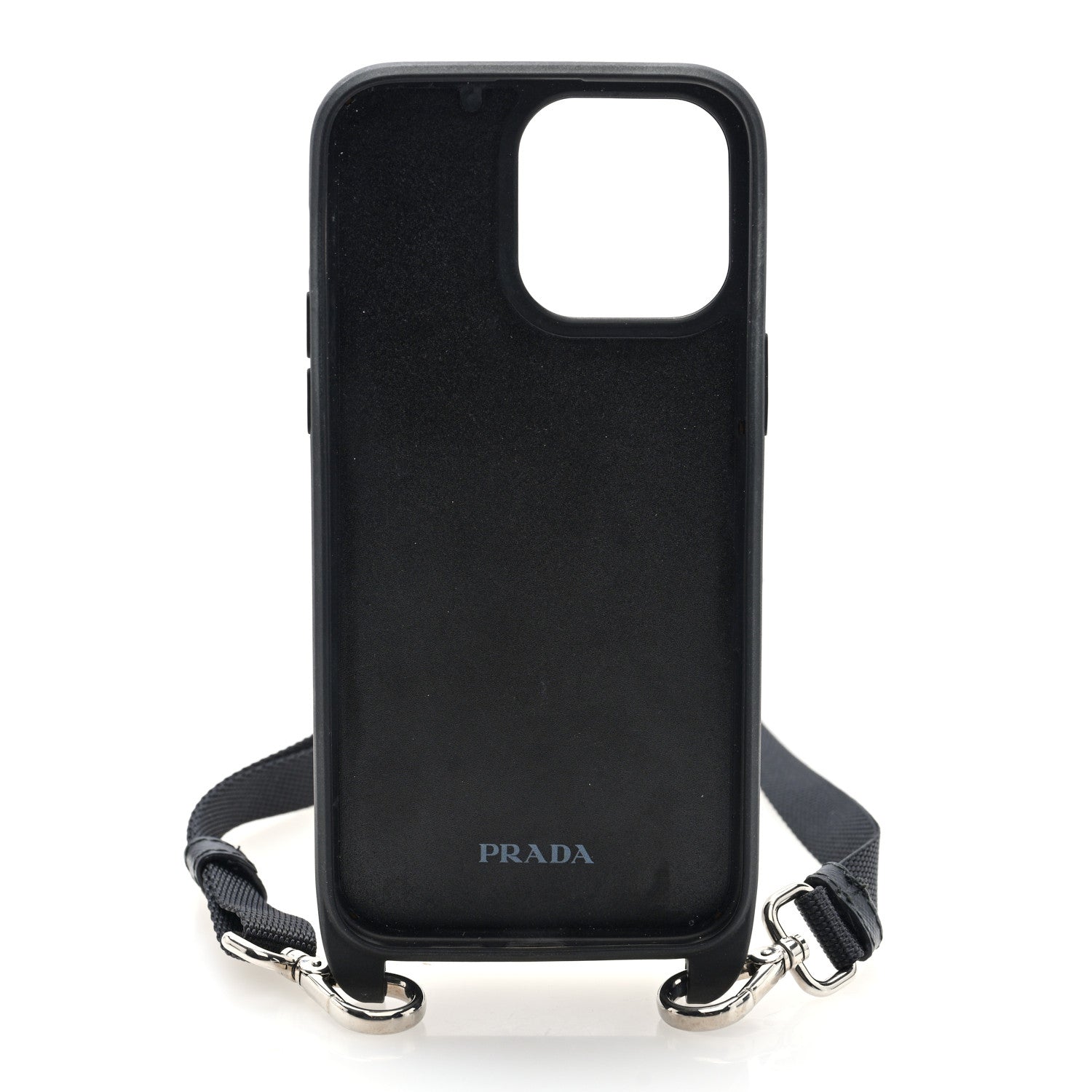 Prada Saffiano iPhone 16 Pro Max Case With Strap Black 5 of 7