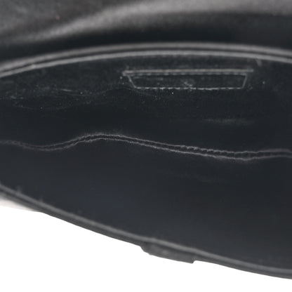 Christian Dior Satin Crystal Mini Saddle Bag Black 5 of 10