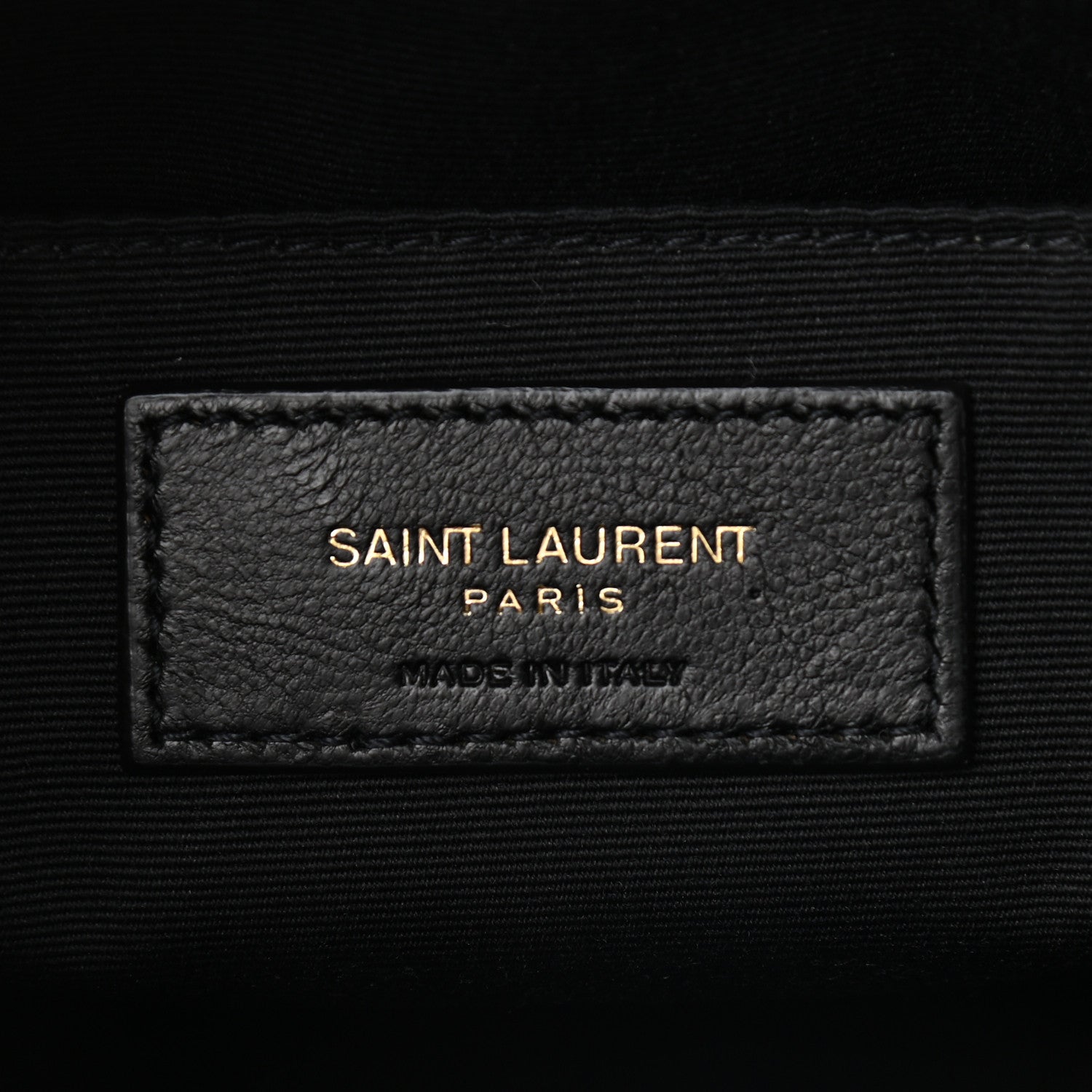 Saint Laurent Calfskin Matelasse Monogram Lou Camera Bag Black 6 of 10
