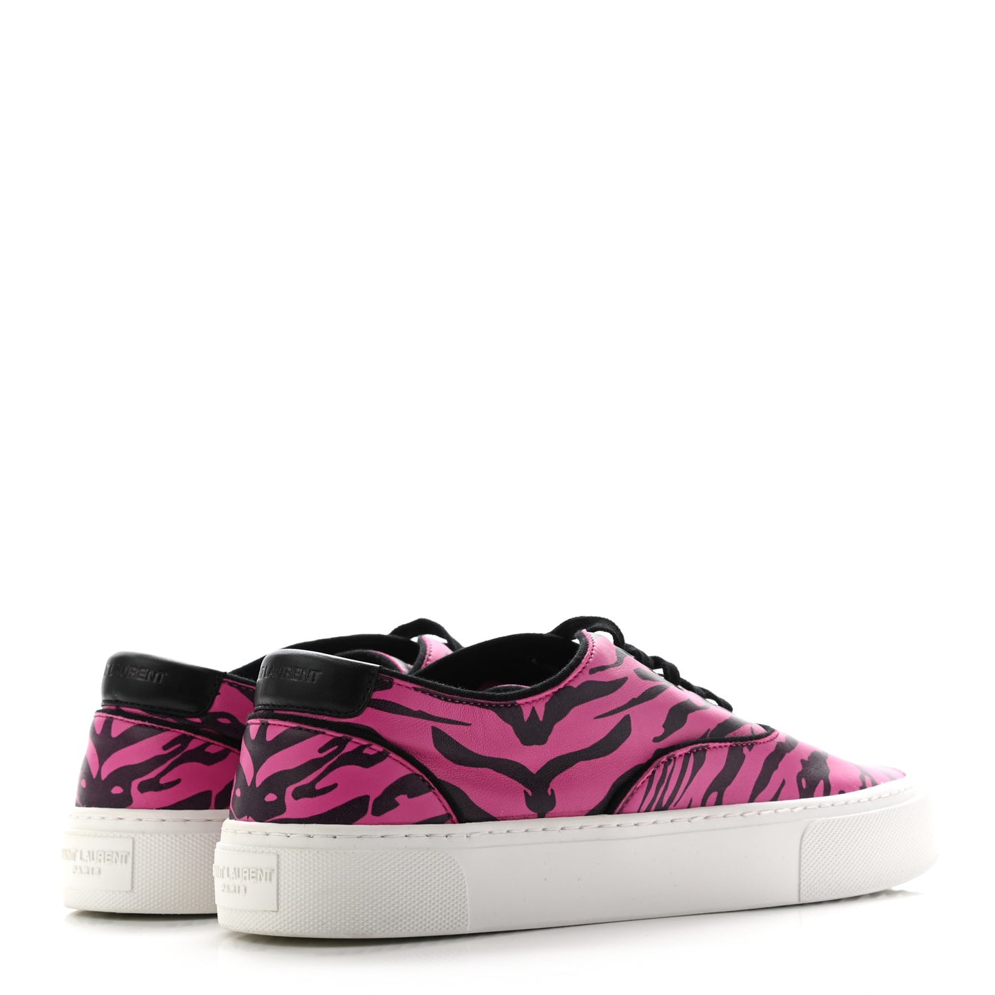 Nappa Zebra Venice Sneakers 39.5 Fuchsia Black