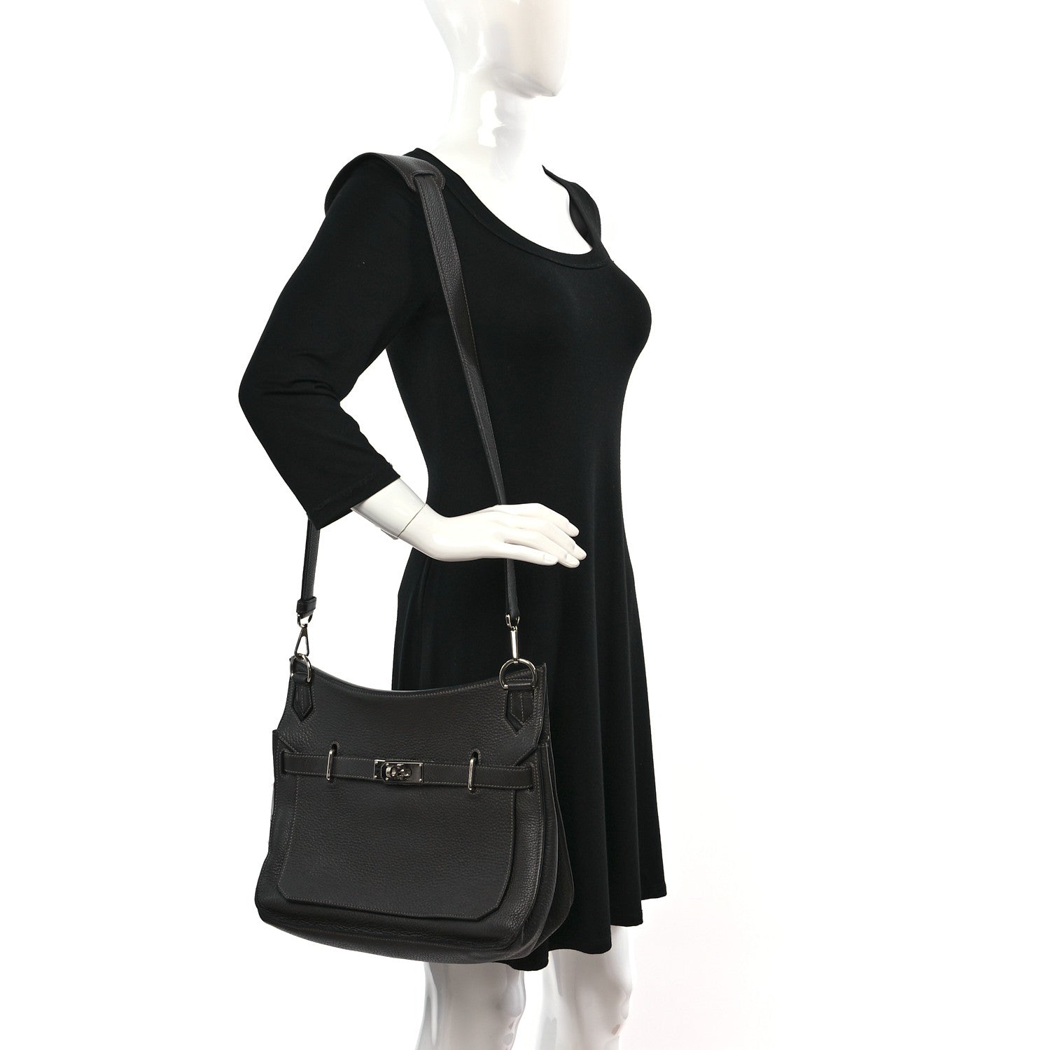 Hermes Taurillon Clemence Jypsiere 34 Ardoise 2 of 9