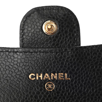 Chanel Caviar Quilted Flap Card Holder Black 5 of 8