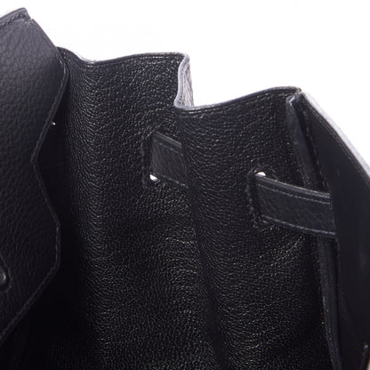 Hermes Taurillon Clemence Birkin 35 Black 13 of 31