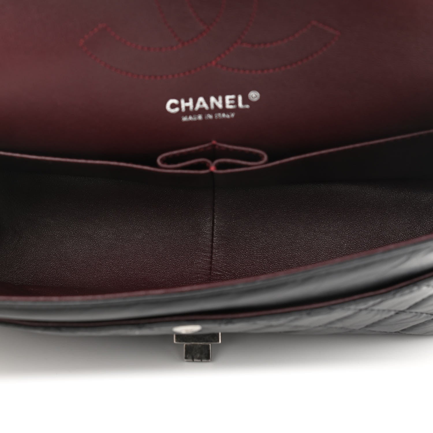Chanel Aged Calfskin Quilted 2.55 Reissue 226 Flap Black 5 of 11