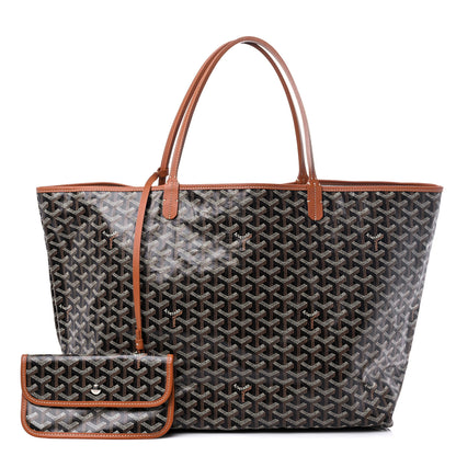 Goyard Goyardine Saint Louis GM Black Gold 1 of 8