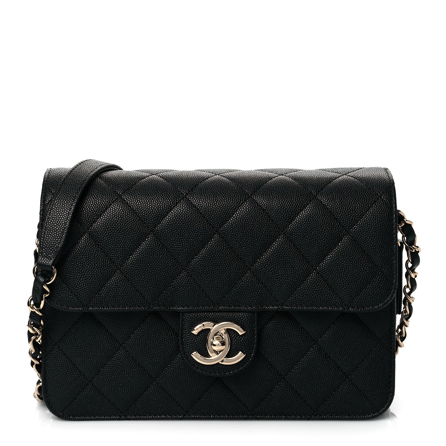 Chanel Caviar Quilted Large Like A Wallet Flap Black 1 of 11