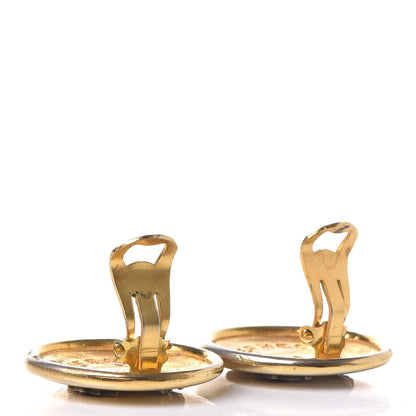 Hermes Gold Plated Clip On Earrings Gold Silver 6 of 8