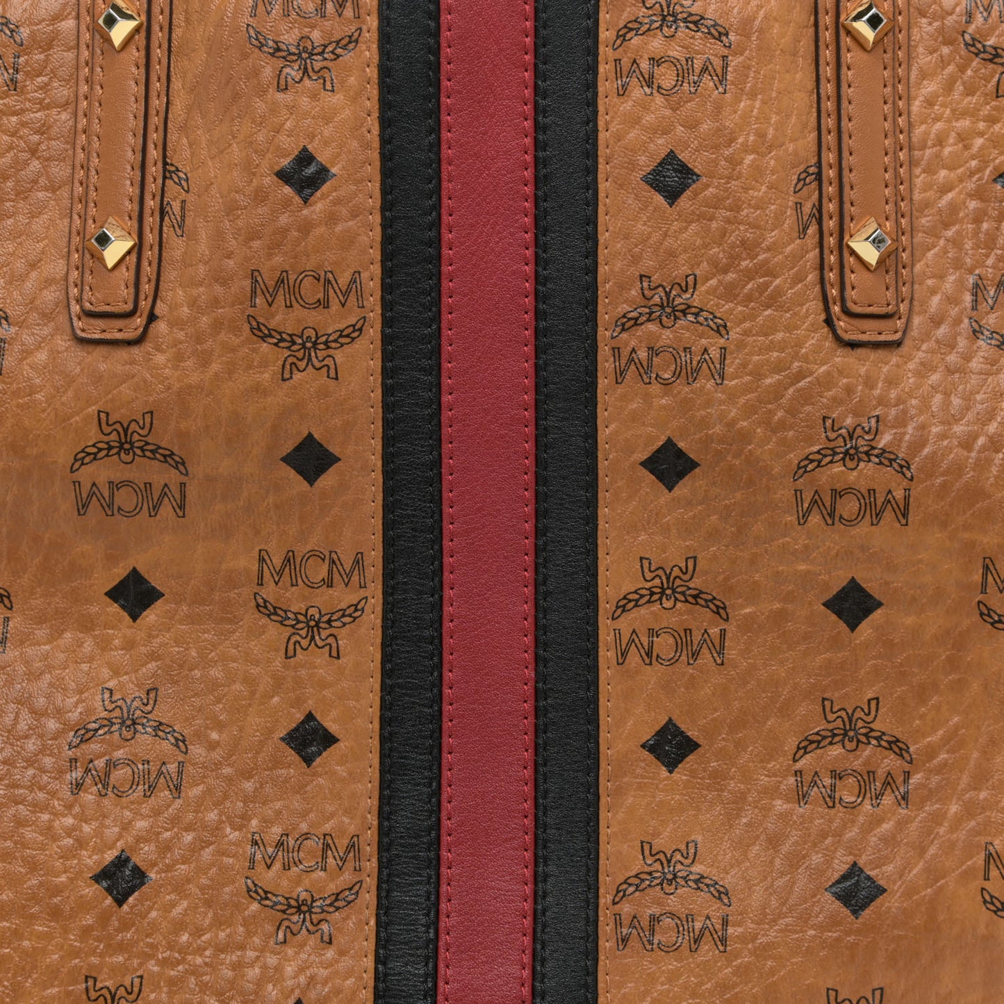 Visetos Medium Liz Reversible Shopper Tote Cognac