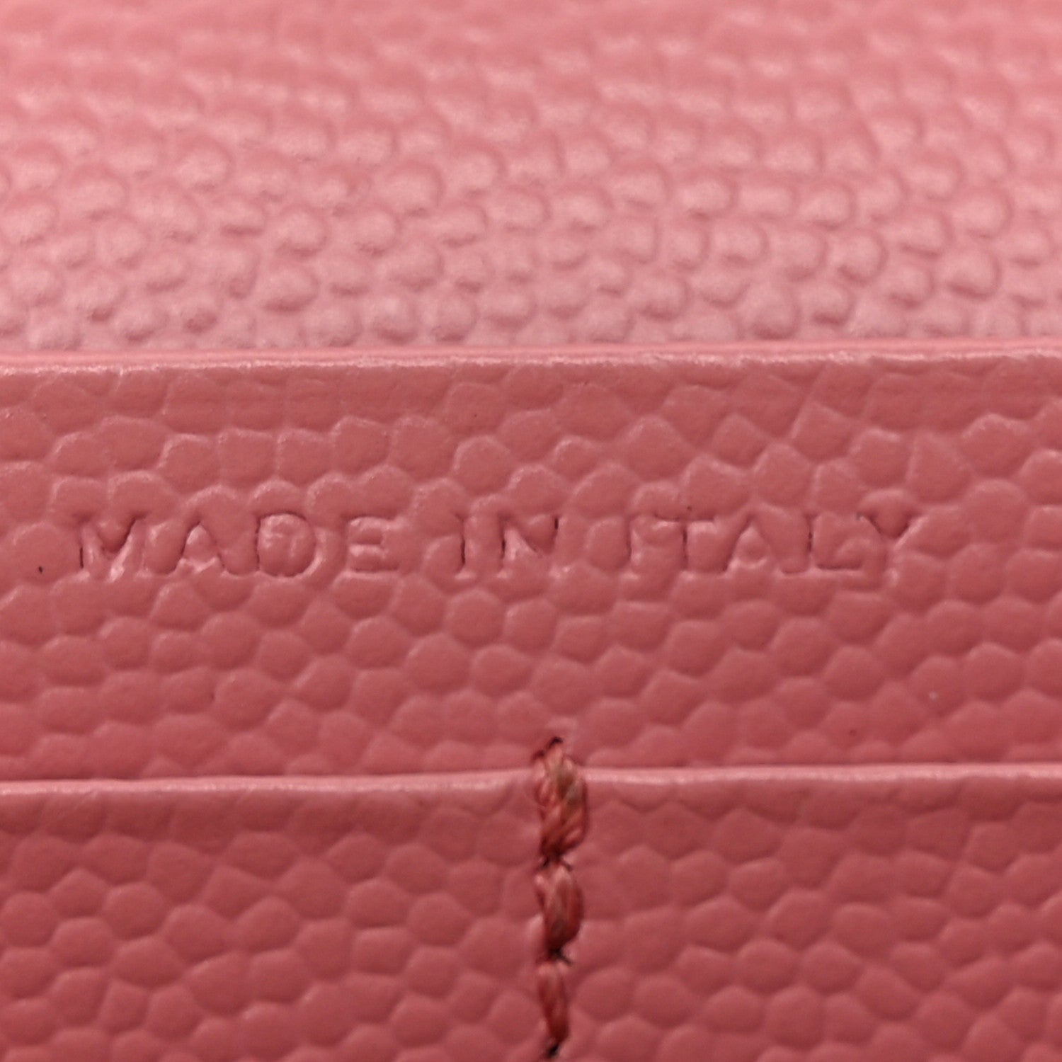 Saint Laurent Grain De Poudre Matelasse Chevron Monogram Chain Wallet Tender Pink 8 of 33
