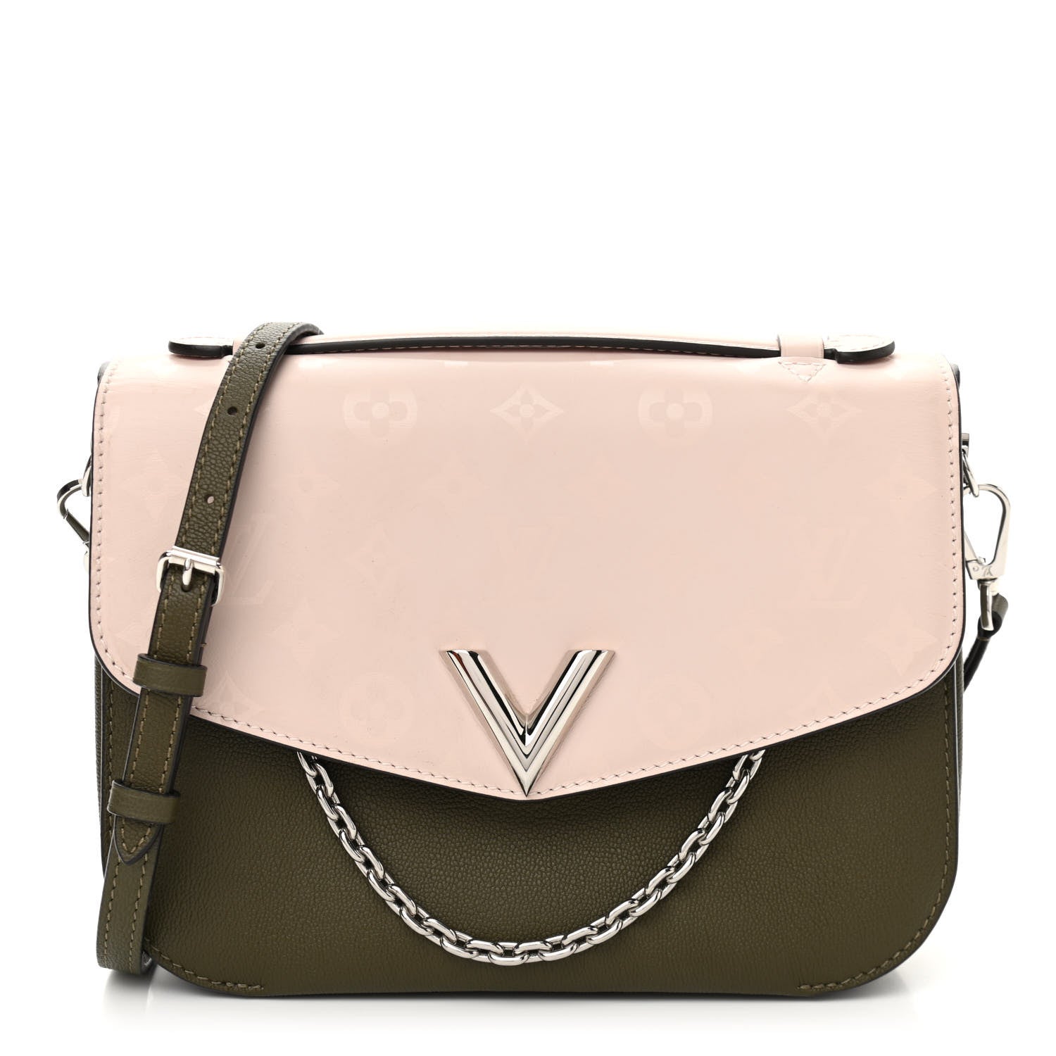 Louis Vuitton Calfskin Very Messenger Kaki 1 of 10