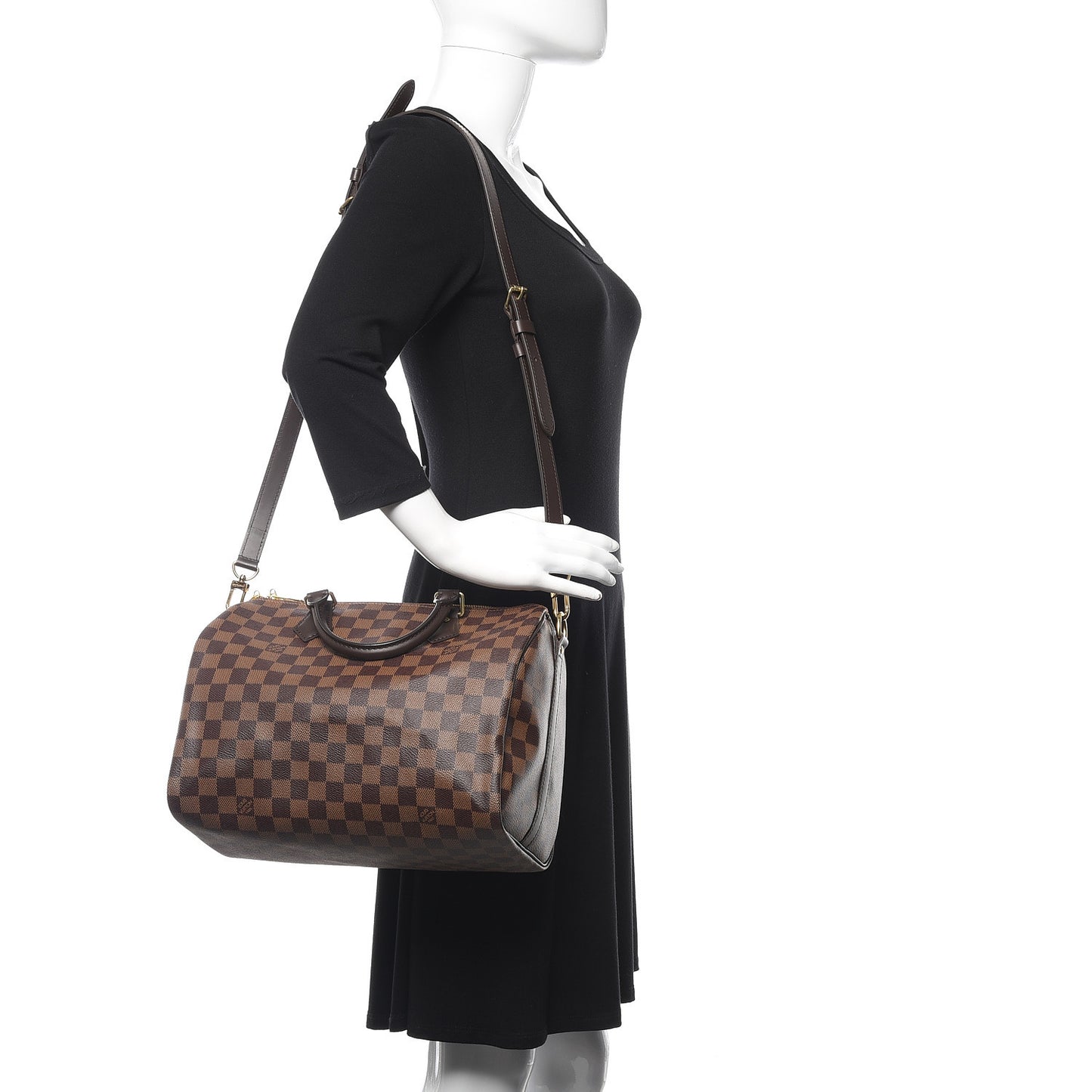 Damier Ebene Speedy Bandouliere 30