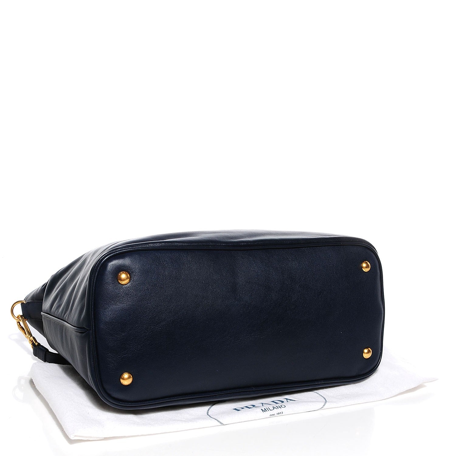 Prada Soft Calf Tote Baltico 4 of 10