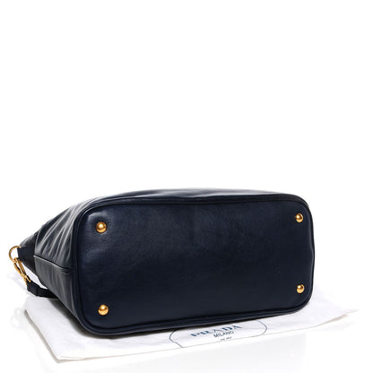 Prada Soft Calf Tote Baltico 4 of 10