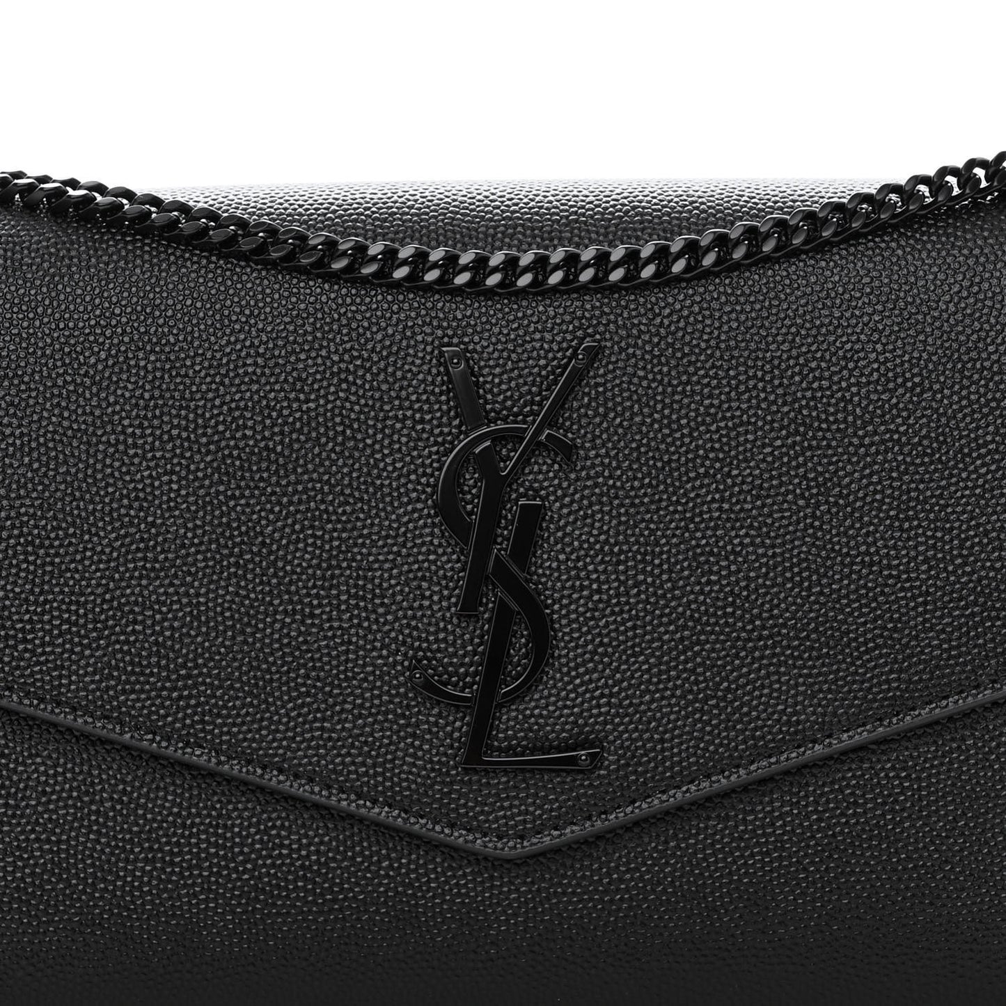 Grain De Poudre Monogram Uptown Chain Wallet Black