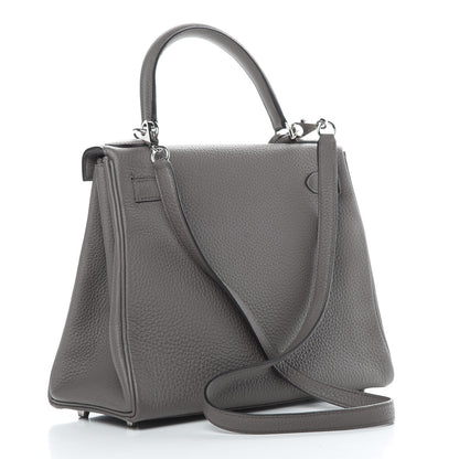 Hermes Togo Kelly Retourne 28 Etain 3 of 11