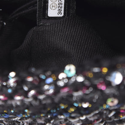 Chanel Tweed Sequin Mini Coco Handle Flap Black 7 of 10