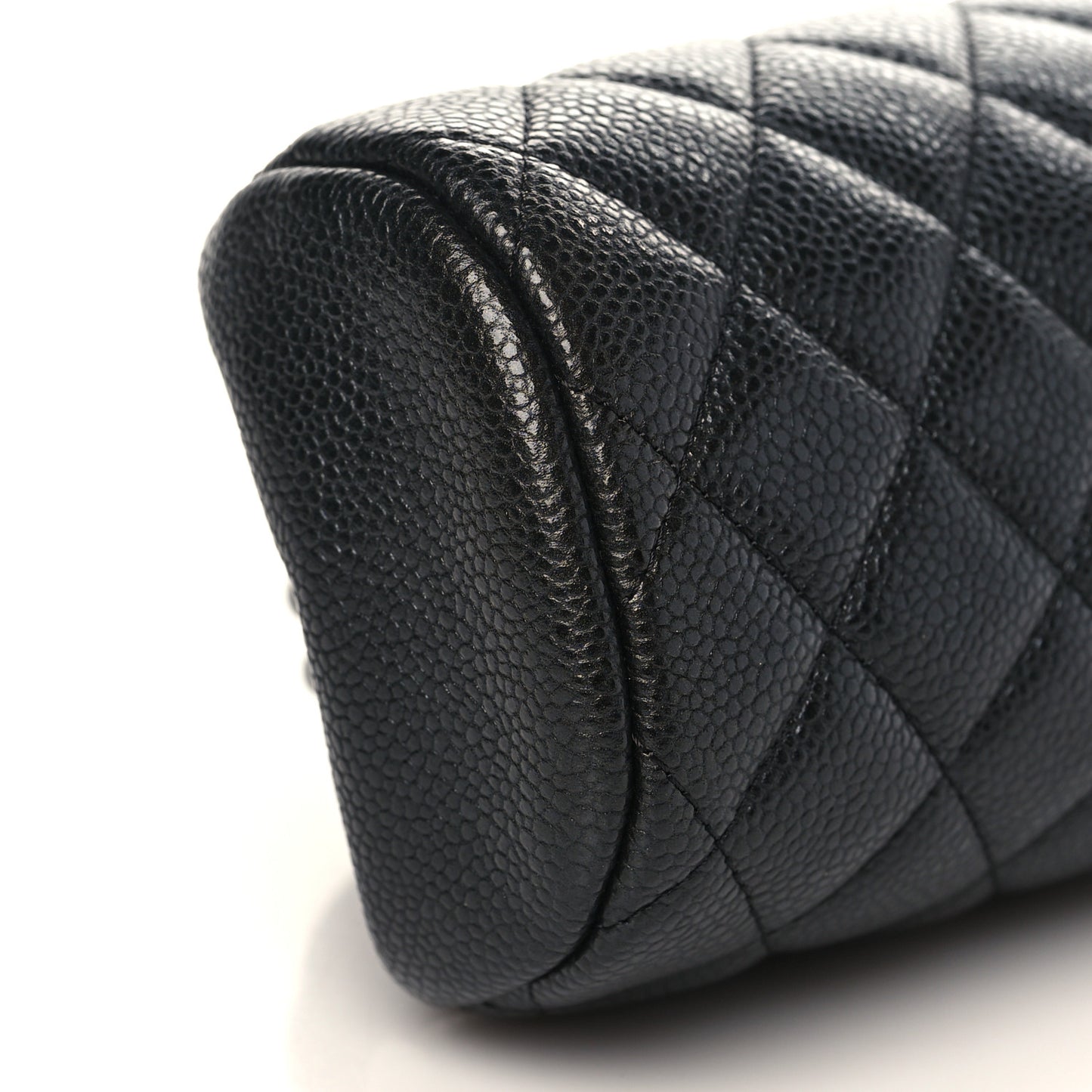 Caviar Quilted Timeless Clutch Black