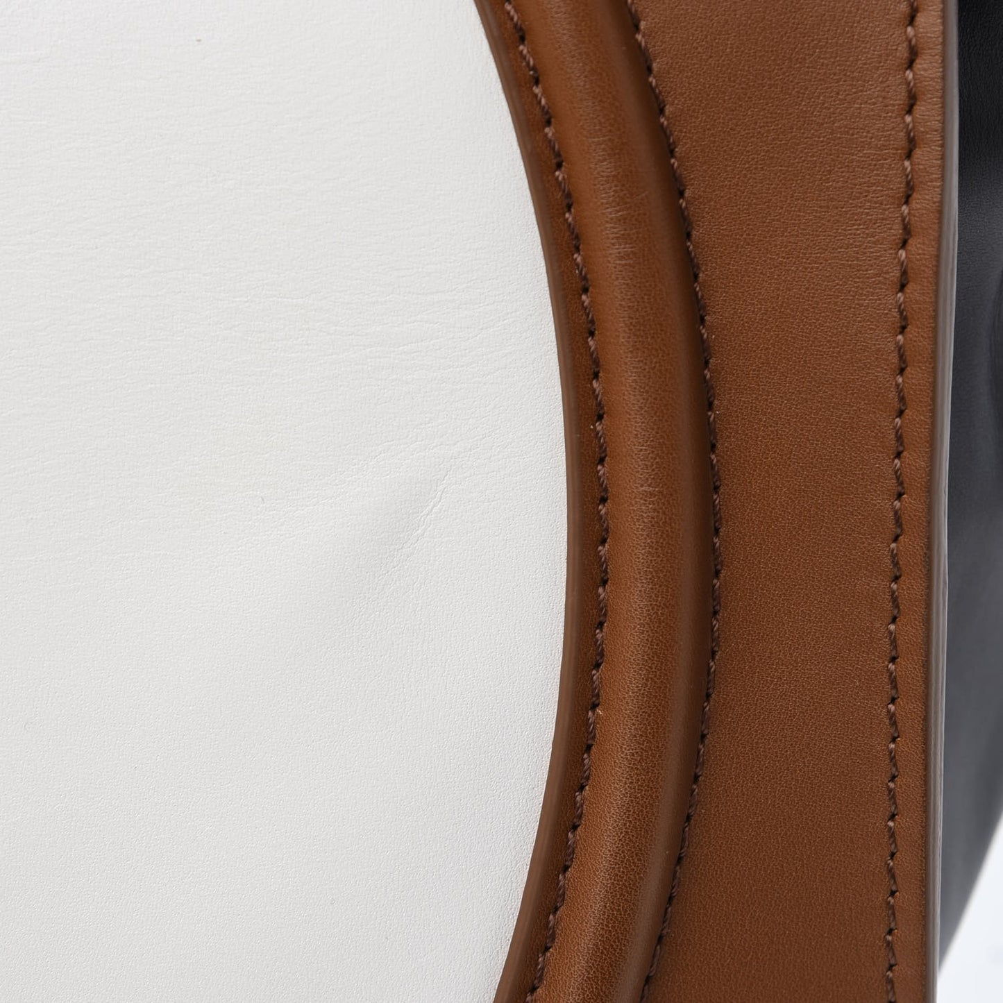 Smooth Calfskin Mini Tri-Color Luggage Brown